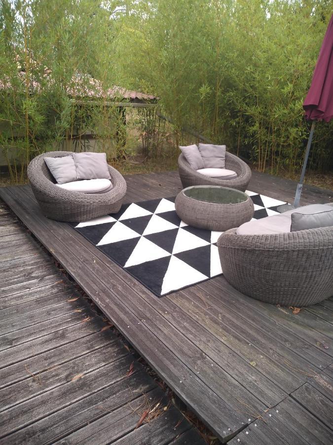 Maison Confortable Avec Terrasse En Bois Au Calme Sans Vis A Vis , 2 Chambres, Sur Un Parc De 4000M2 Arbore Et Clos Pissos Exterior foto